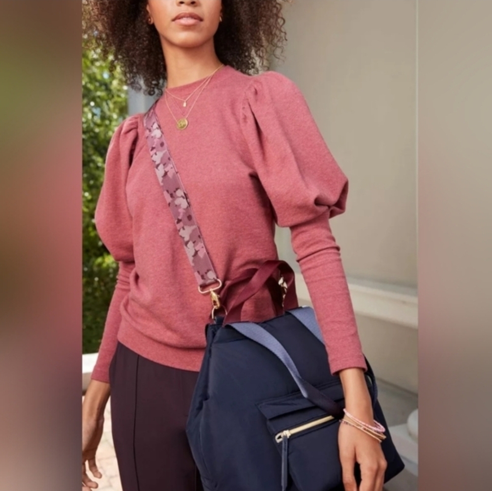 Stella And Dot Navy Zip It Convertible Tote